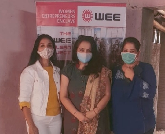 WEE-Members from different parts of the country donated for WEE-Clean Project  by WEE-Women Entrepreneurs Enclave