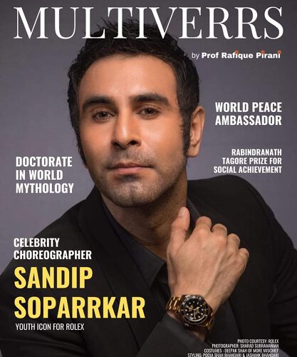 Sandip Soparrkar on the cover of Multiverrs Magazine