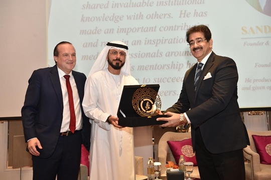 Media Guru Dr Sandeep Marwah Honoured In UAE