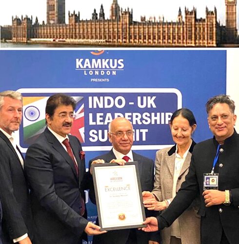 Sandeep Marwah Entered 4th Time Into World Book Of Records London