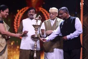 Maharashtra State Film Awards State Cultural Award Awarded To Rohini Hattangadi, Gansamrajni Lata Mangeshkar Award 2024 Awarded To Anuradha Paudwal, Singer Sudesh Bhosle Honored For Vocal Music