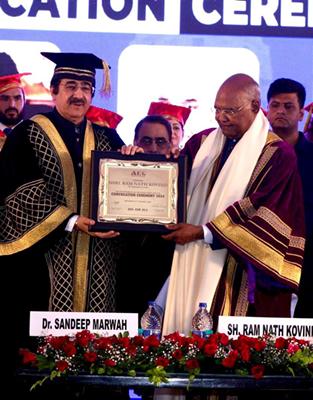 Former President Ram Nath Kovind Graces Historic Convocation at Asian Education Group